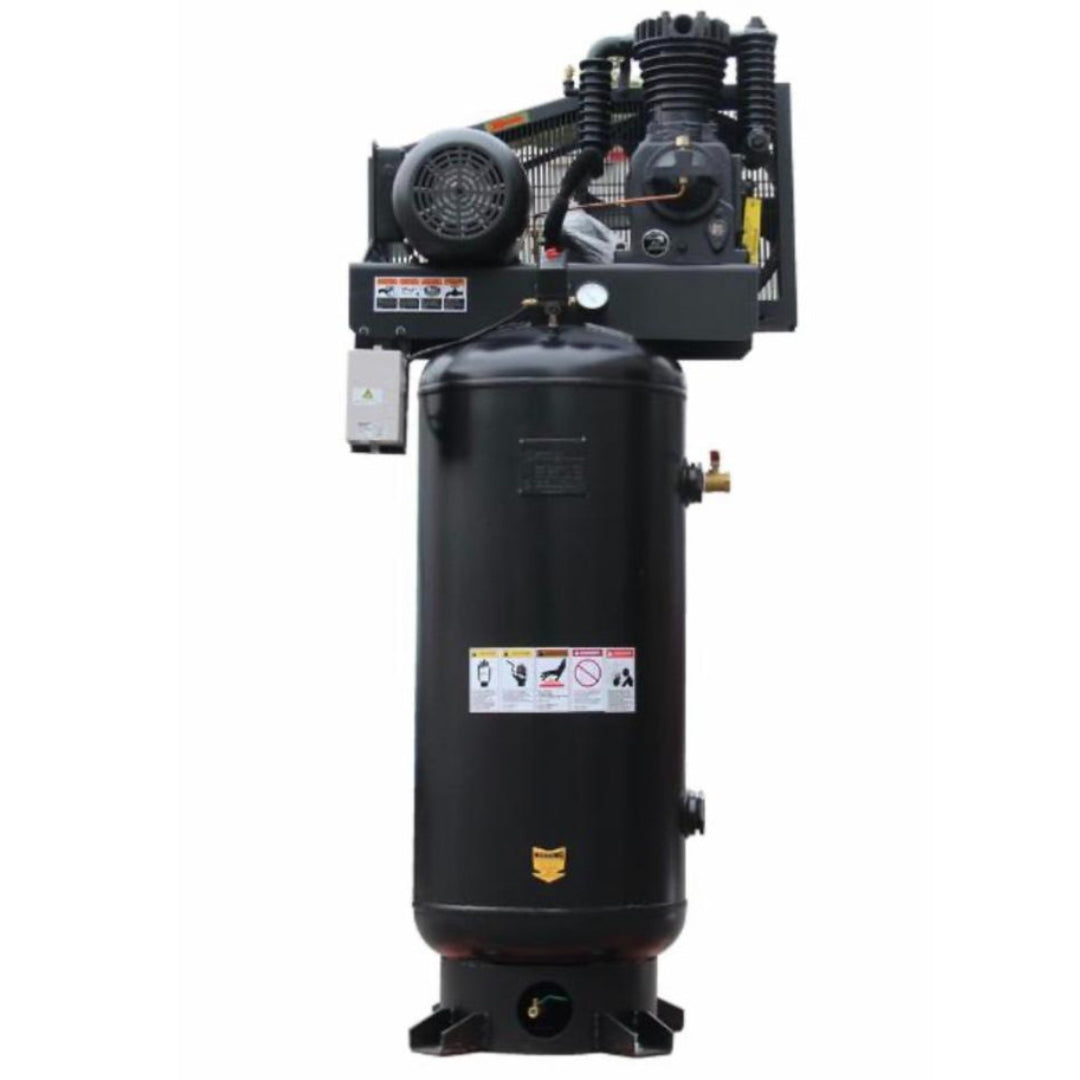 Electric compressor 220v 5 hp one stage 80 gals tank 18 cfm